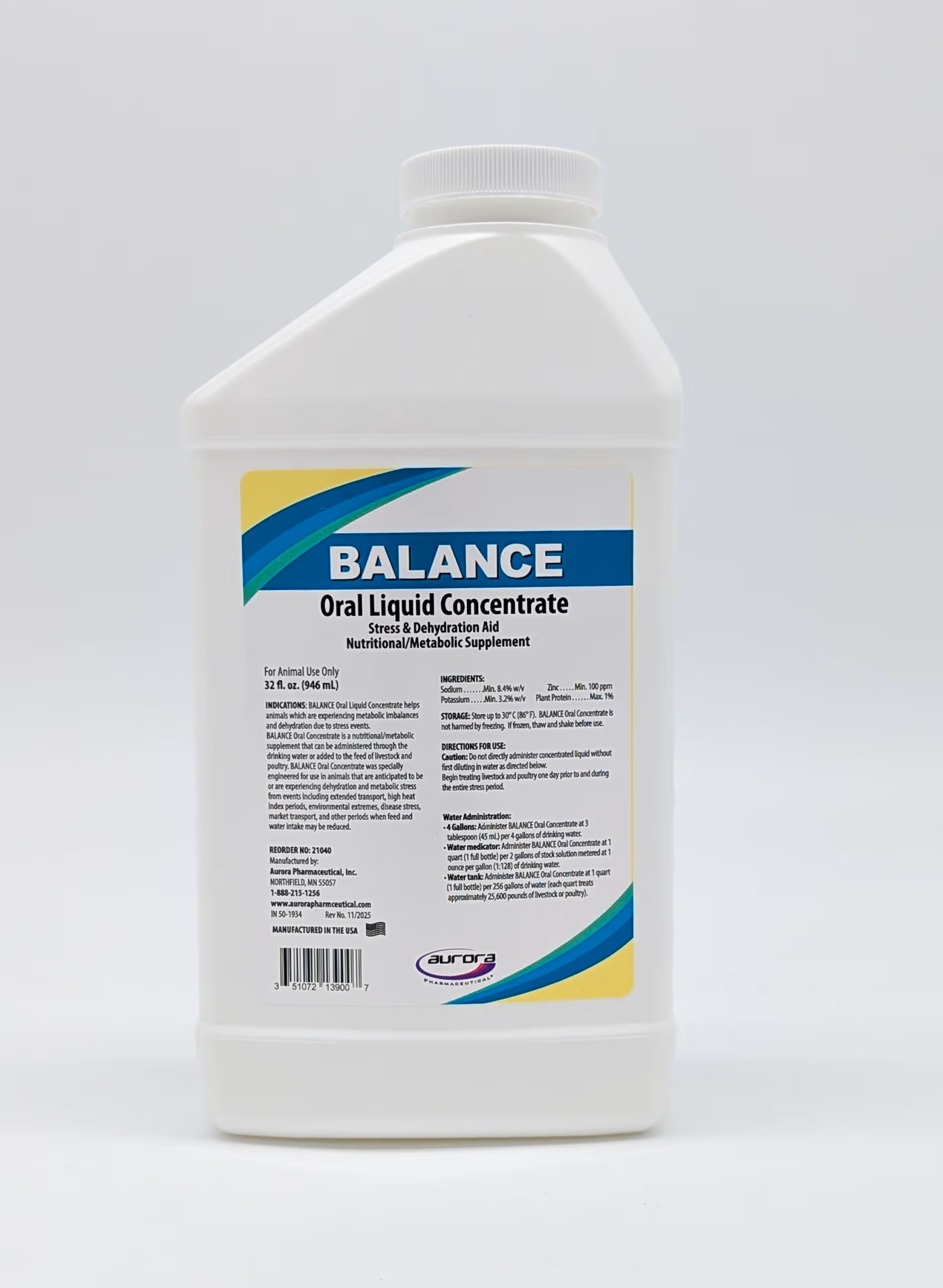 BALANCE® Liquid Concentrate, front