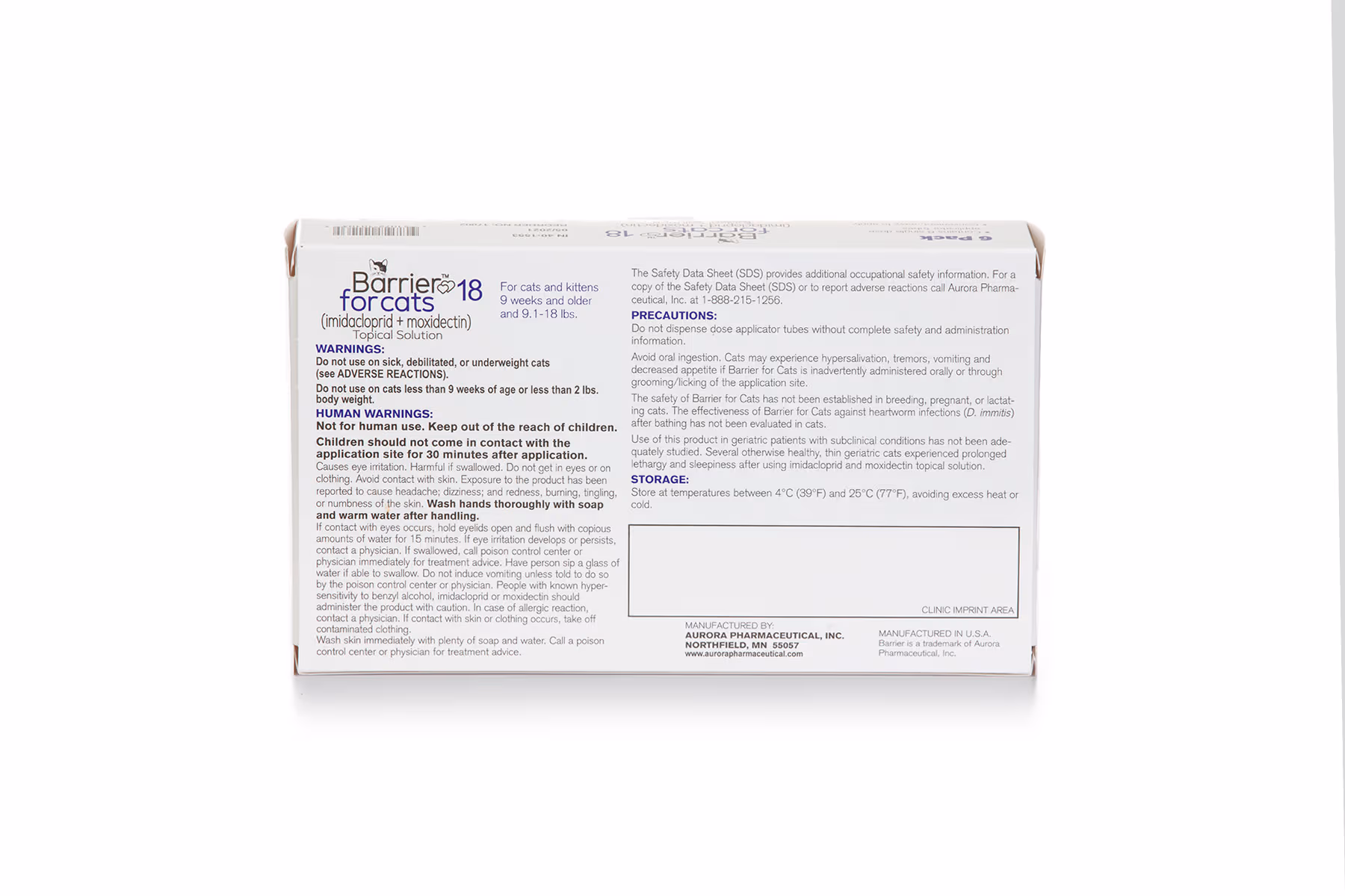 Barrier® for Cats 6-pack, 15.1–22 lbs