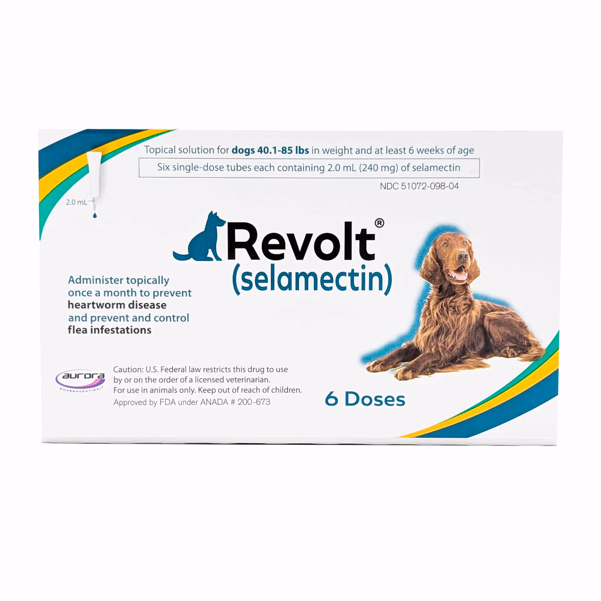 Revolt® for Dogs 40.1–85 lb, front